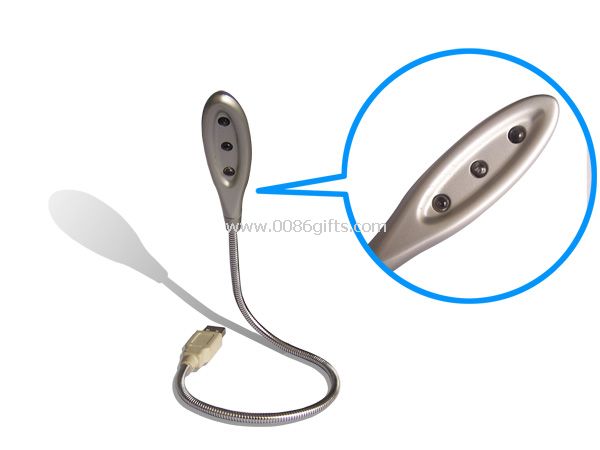 USB light made of plastic