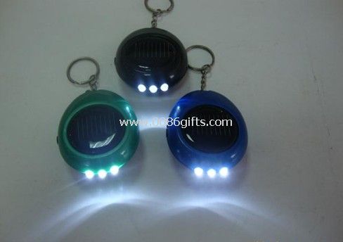 llavero linterna led solar