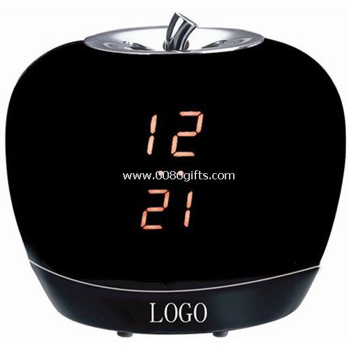 Apple en forma de LED reloj que habla