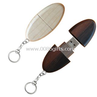 En bois mini-USB Flash Drive