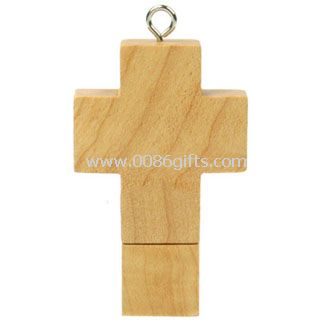 Croix en bois clé USB