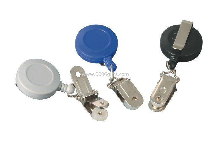 Carretes de insignia de identificación retráctil