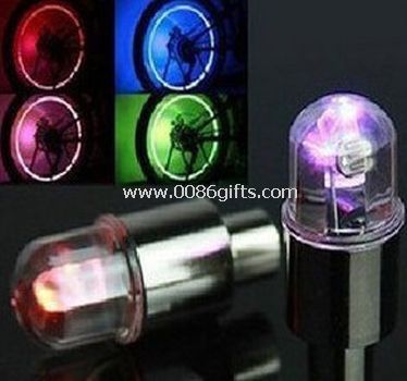 Bicycle Bike Tyre Wheel LED Valve Cap Stem Light