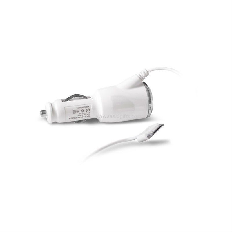 Blue light car charger for iphone 4/4S/ipad