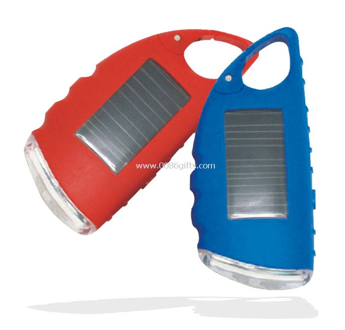 Linterna Solar mosquetón