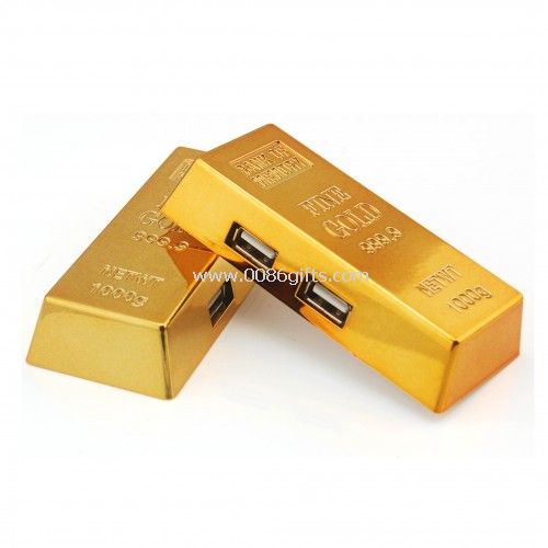 Gold Brick Design 4 Port Usb Hub