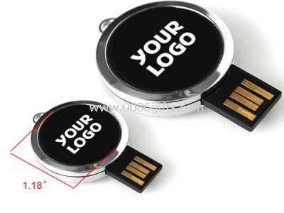 Metallo tondo driver usb flash