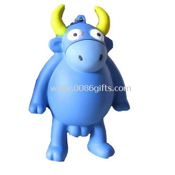 Cow nyckelring Stressboll