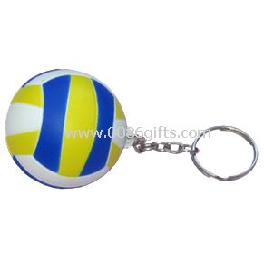 Bola de la tensión de voleibol llavero