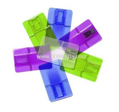 Transparent custom plastic Credit Card USB Drives