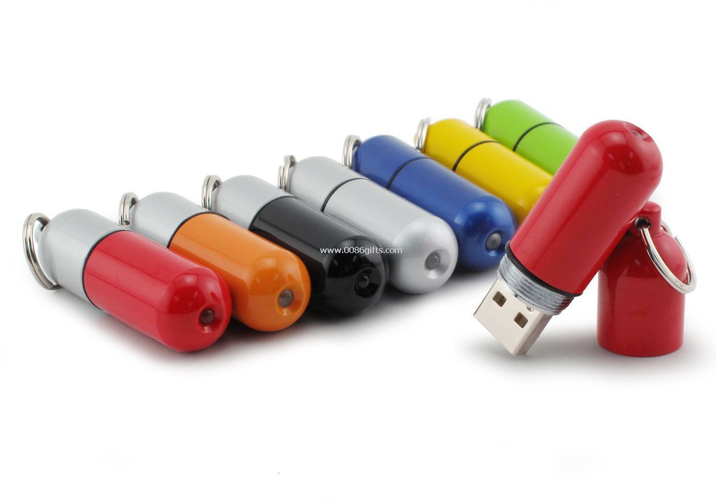 unidad de memoria USB de Metal de 16GB de forma de píldora