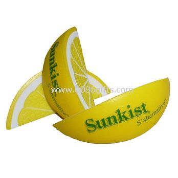 Míček stres citrónové klínové