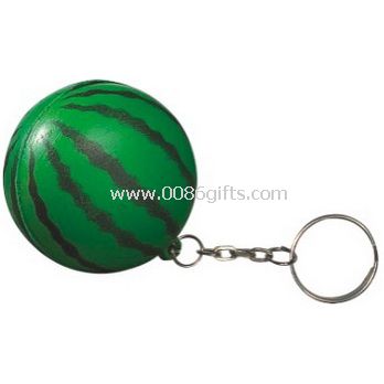 Míč vodní meloun stresu keychain