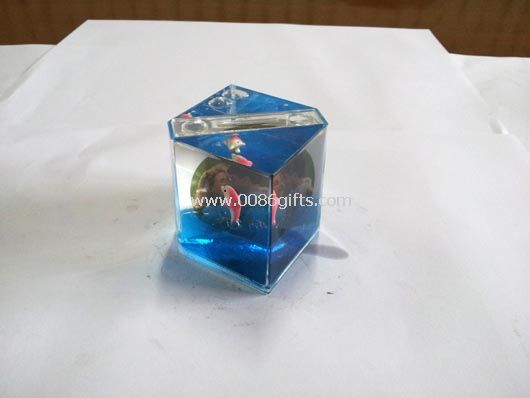 Liquid desk paperweight