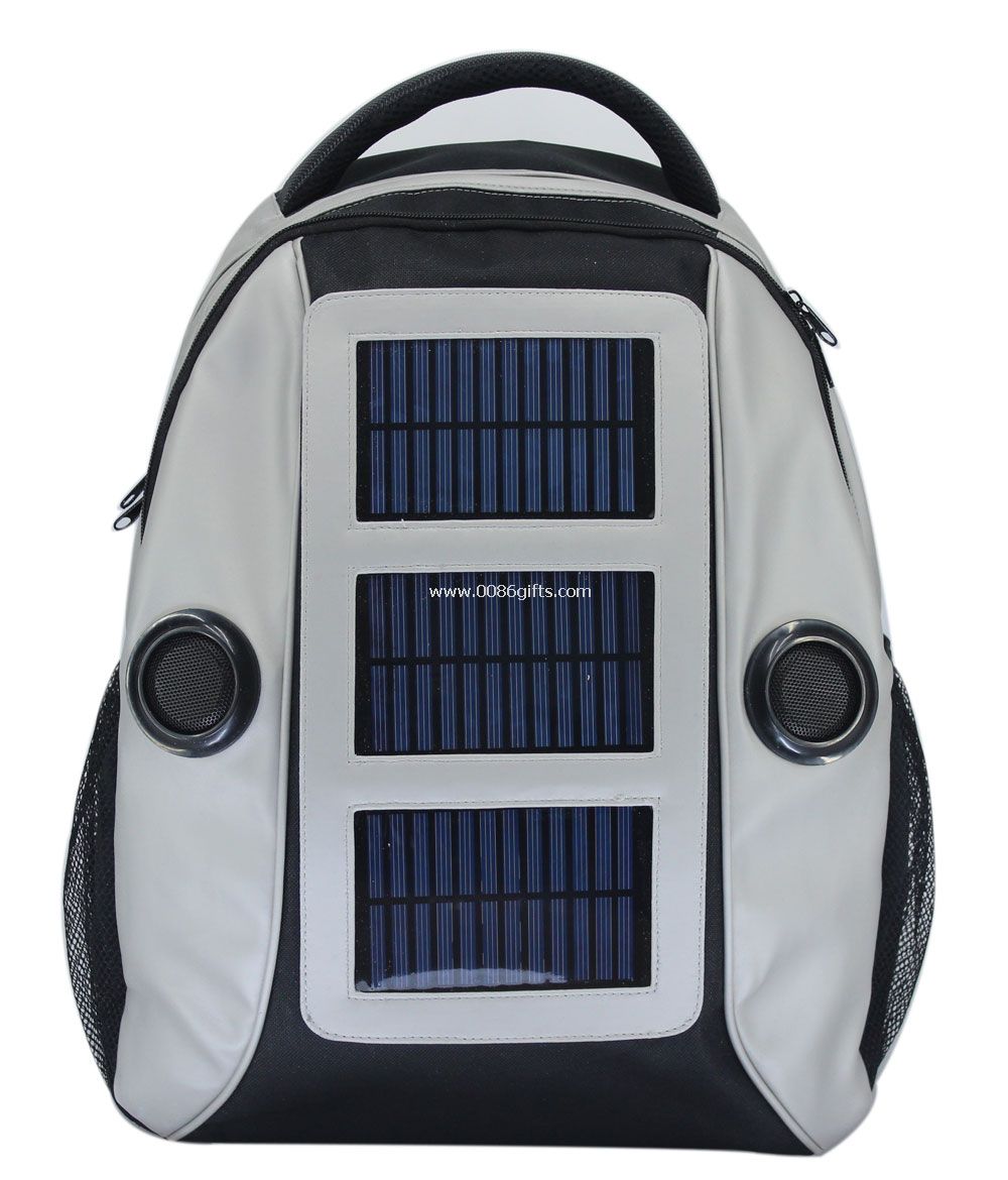 Zaino solare con l"altoparlante