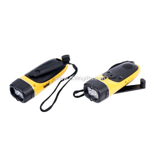 Korby latarka z alarmu & radio