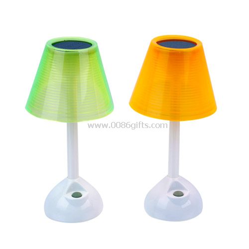 Solar desk lamp with 6 LEDs
