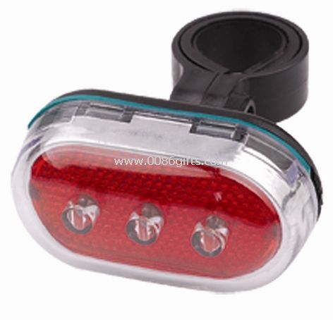 3 red LED Bike Rear Light