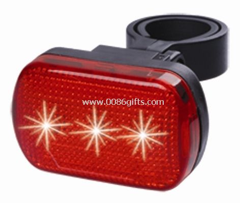 3 super bright red LED Bike Light