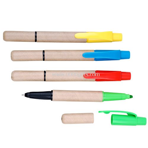 Paper highlighter & ballpen