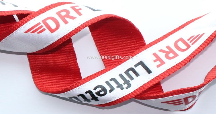 Logo Lanyards Polyester avec ruban
