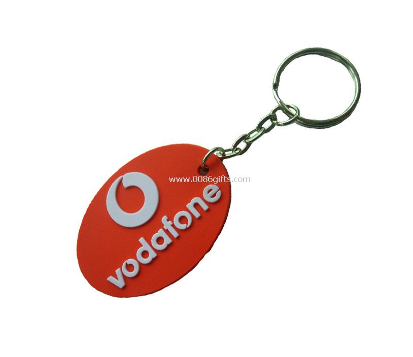 Soft Rubber Keychain