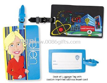 Customzied Soft Rubber Luggage Tag