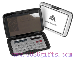 Revolving Calculator & Card Case