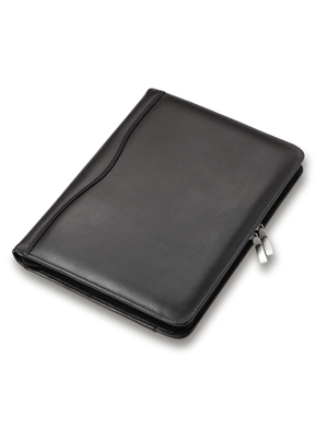 Chocolate Brown Leather Compendium