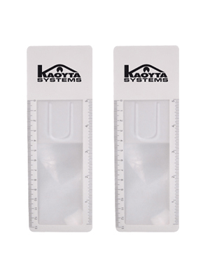 Clear Magnifying Bookmark Rulers