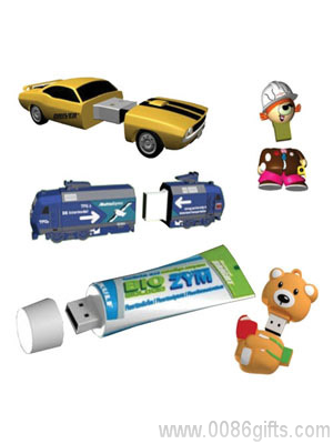 3D Custom Shape USB Flash Drive