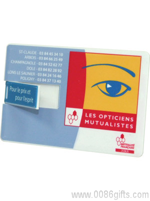 Schlanke Kreditkarte Flash Drive
