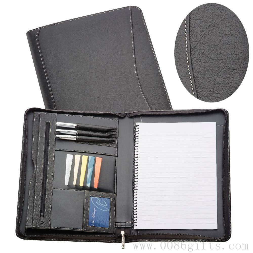 A4 Leather Compendium