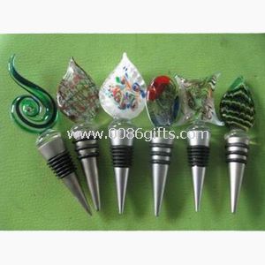 zinc alloy and glass Wine Stopper