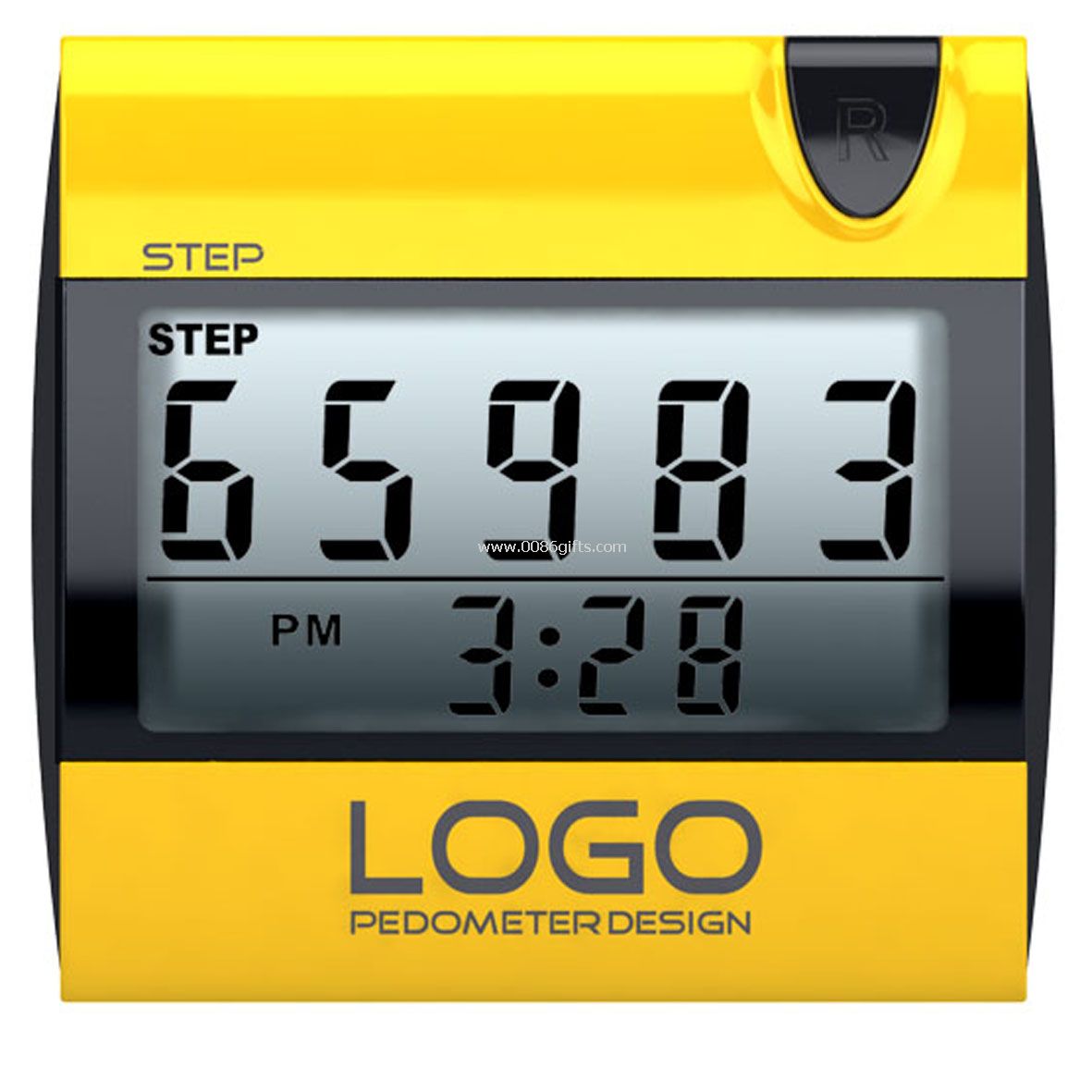 Belt clip pedometer