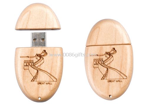 Disco usb in legno