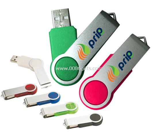 metallo girevole usb flash