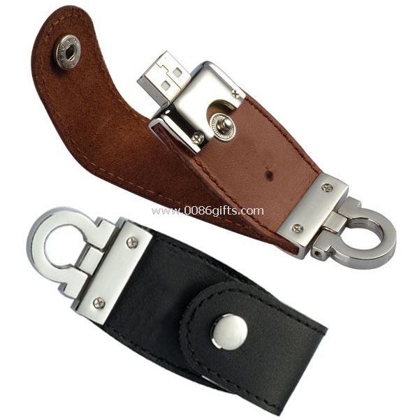 dysk usb skórzane