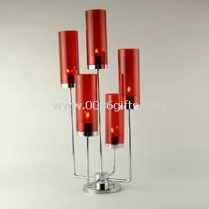 Red Candle Holder