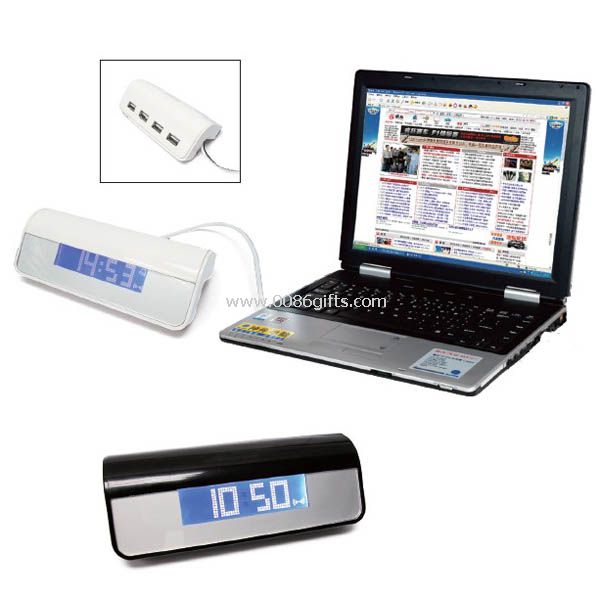 USB-КОНЦЕНТРАТОРА З ГОДИННИКОМ