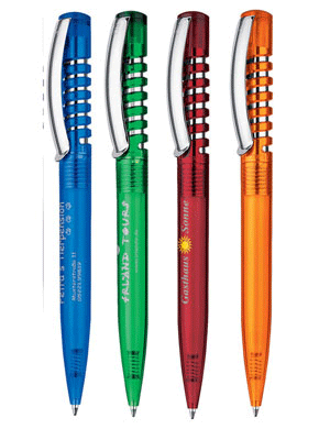 Spring Clear Ballpoint Pen