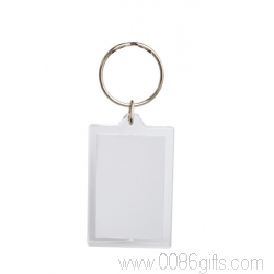 Blank Square Insert Key Ring
