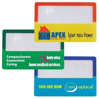Clear Credit Card Size Magnifier