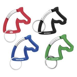 Werbe Pferd Kopf Karabiner