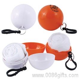 Disposable Poncho In Round Case