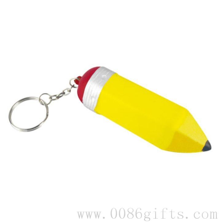 Promotional stress pencil key ring