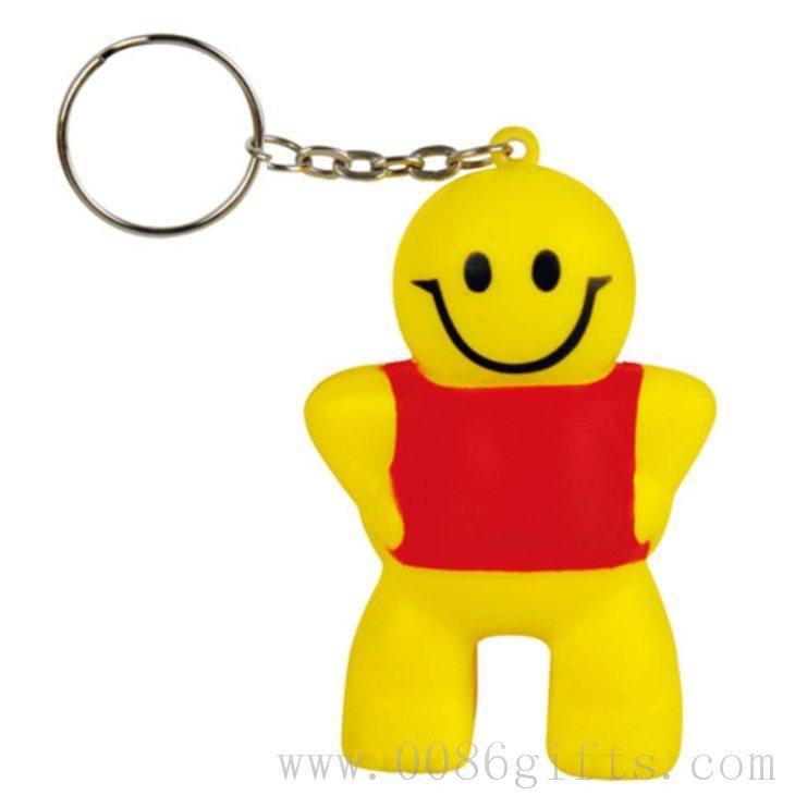 Stress little man key ring