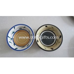 Hand-painted Stoneware Bowl, Customized Designs are welcome, Meets FDA, LFGB, CPSIA, CA65