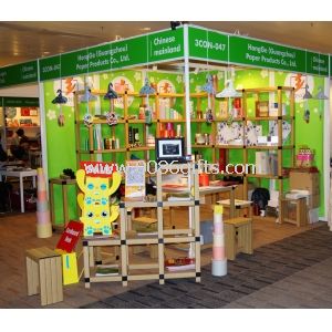 Meble biurowe karton 100% PE Green produkty recyklingu papieru wyświetlania półka szafki na wystawę