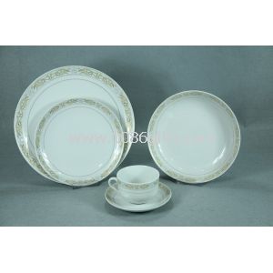 Zestaw obiadowy Porcelana 20 szt w Shap księżyc